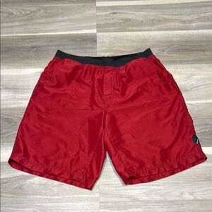 🏴 Prana Red Shorts size XL
